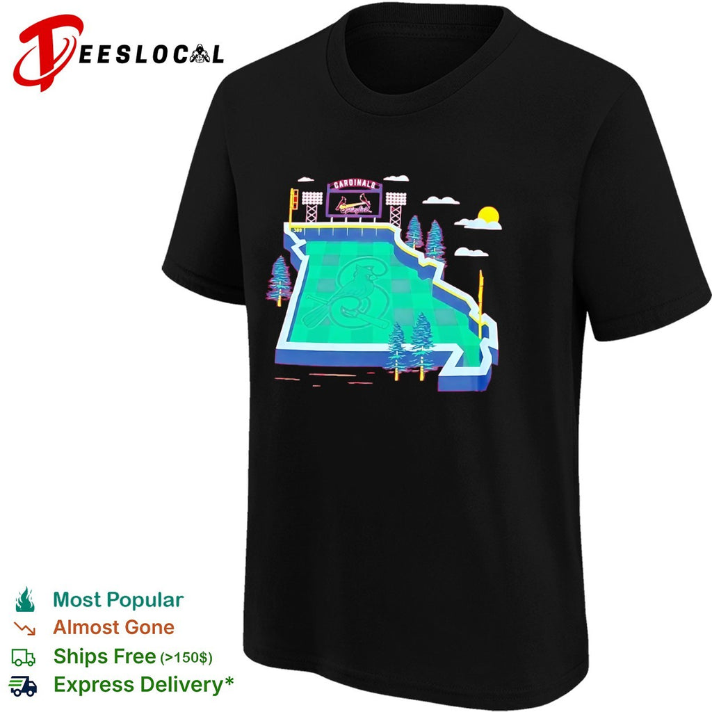 Springfield Cardinals Baseballism Missouri State Map Shirt
