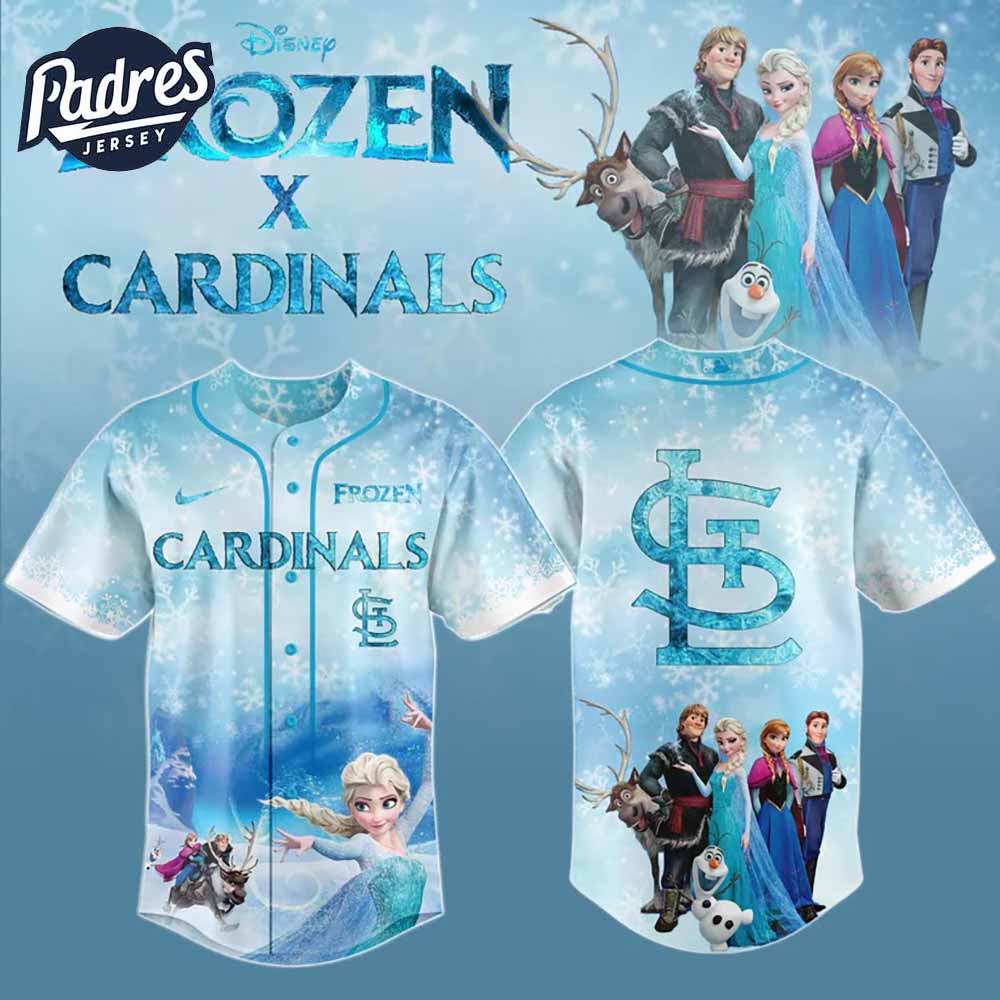 St. Louis Cardinals x Frozen Baseball Jersey 2025 - Padres Jersey Oasis: Elevate Your Baseball Style Game T-Shirts,...