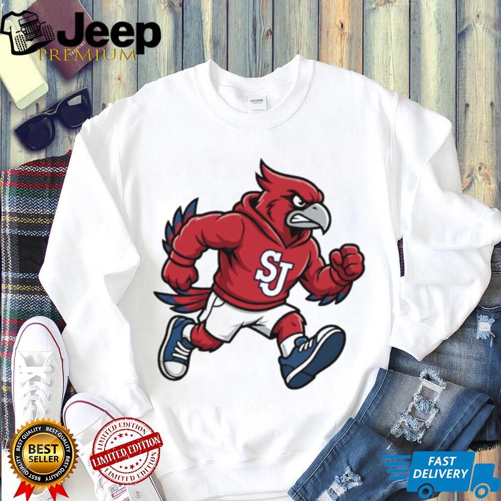 St. Joseph’s Hawks Running Mascot Logo Collegiate T Shirt