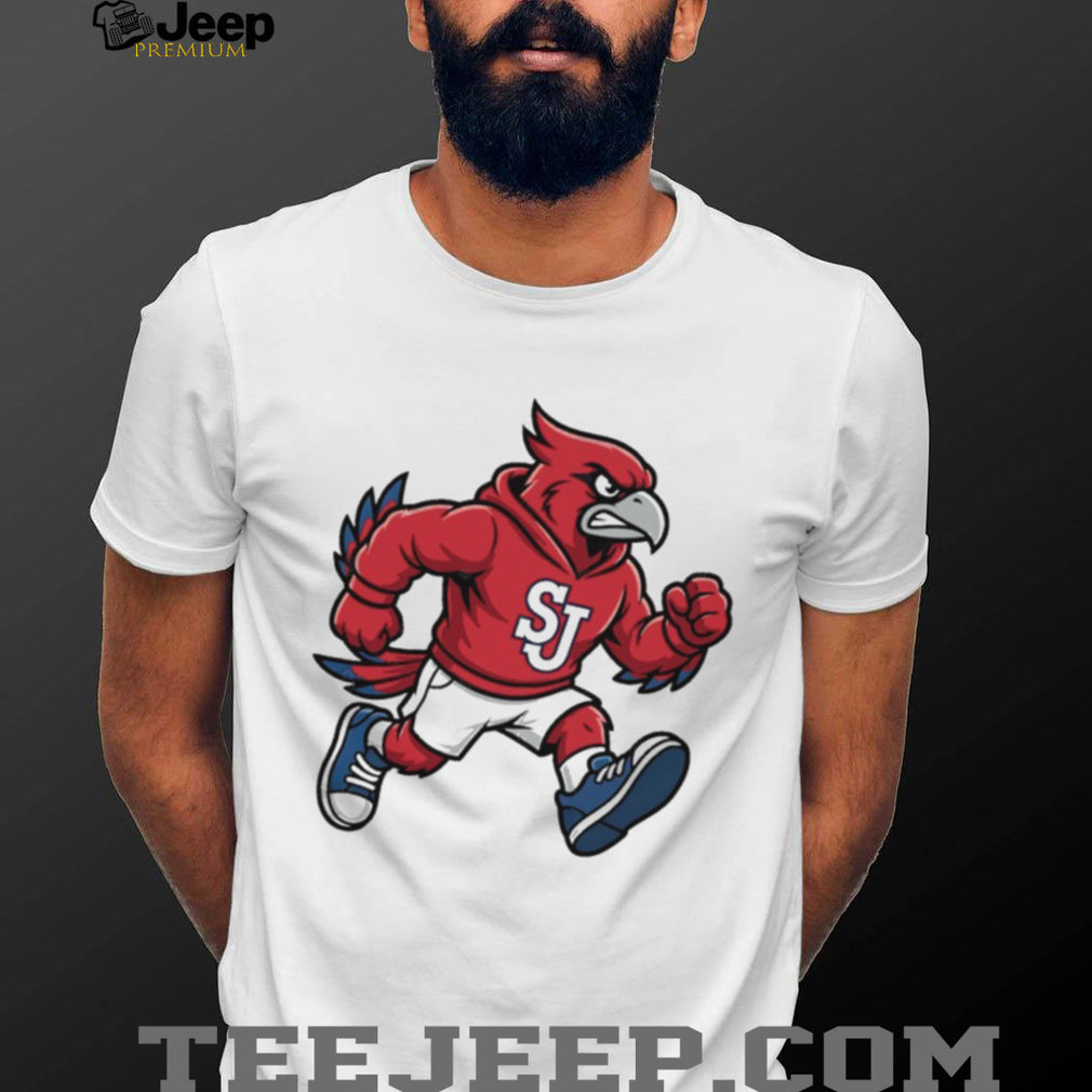 St. Joseph’s Hawks Running Mascot Logo Collegiate T Shirt