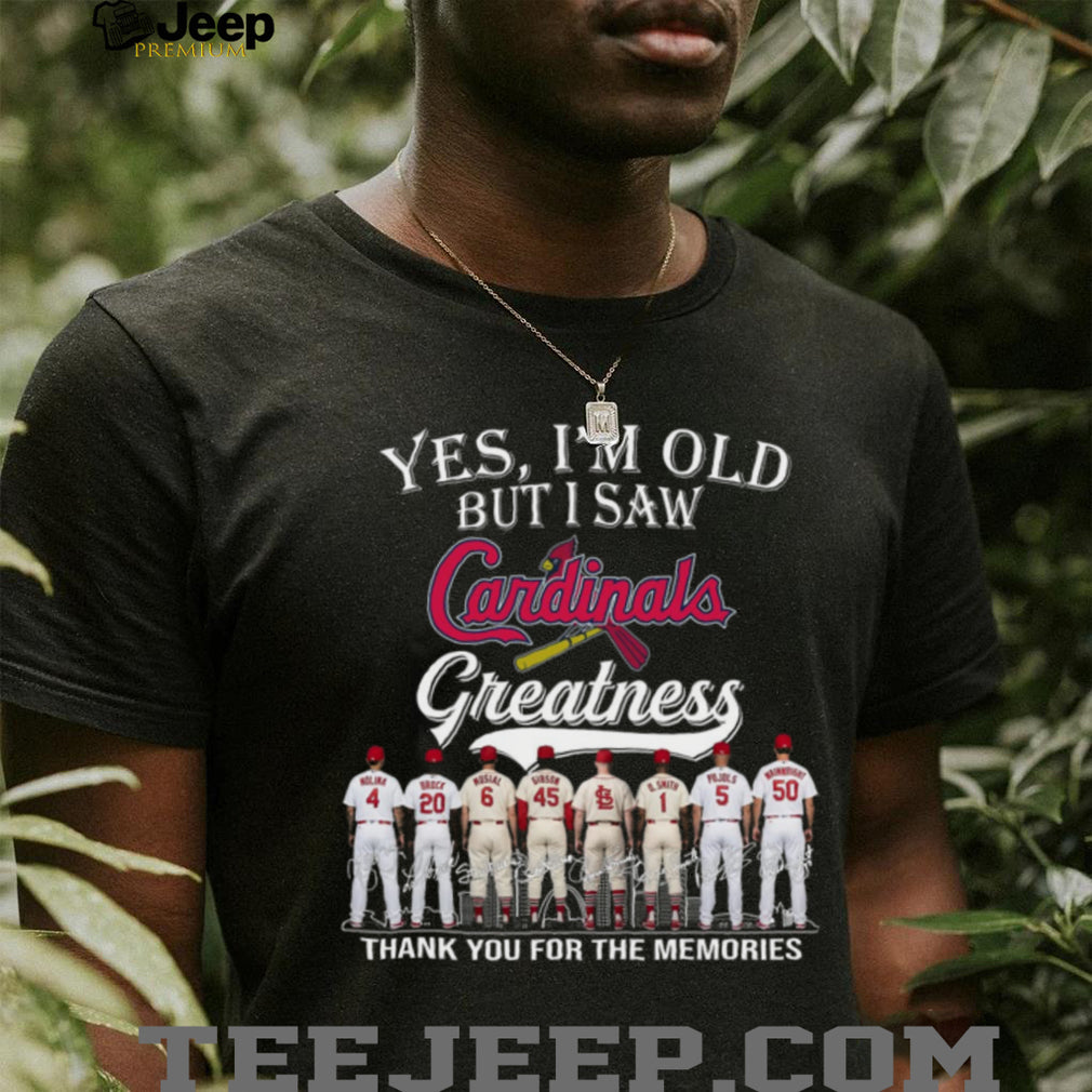 St. Louis Cardinals Baseball Team Legends Retro Style Greatness Gift For Loyal Fans Shirt
