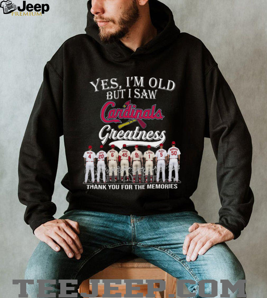 St. Louis Cardinals Baseball Team Legends Retro Style Greatness Gift For Loyal Fans Shirt
