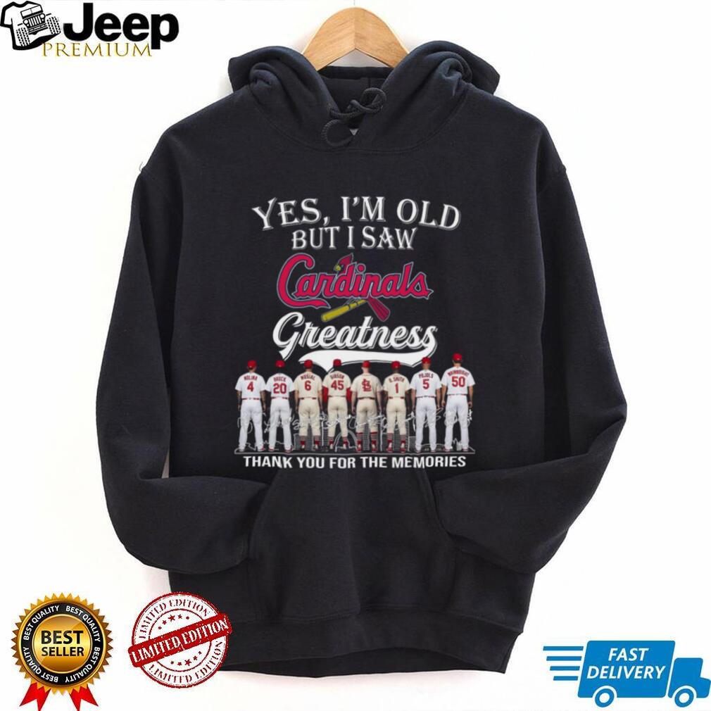 St. Louis Cardinals Baseball Team Legends Retro Style Greatness Gift For Loyal Fans Shirt