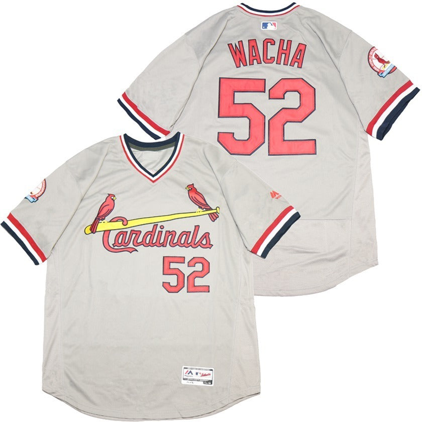 St. Louis Cardinals #52 Michael Wacha Cardinals 52 Gray Elite