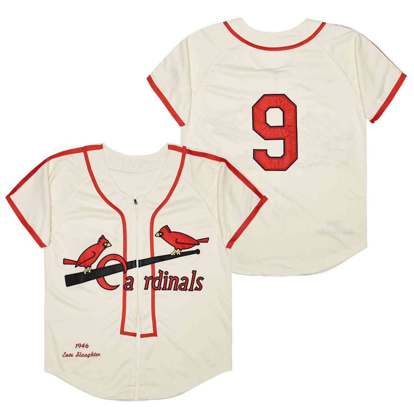 St. Louis Cardinals #9 Maris Cardinals 9 Off-White 1946 Retro