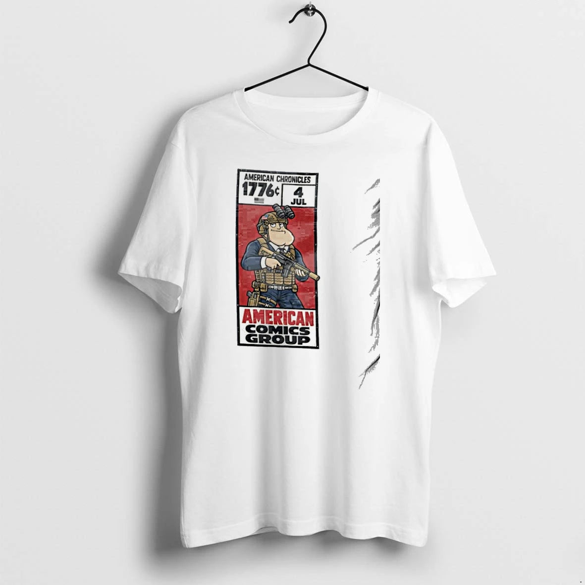 Stan Smith American Dad Independence Day Chronicles 4 Jul American Comics Group 1776 Tshirts Sweater
