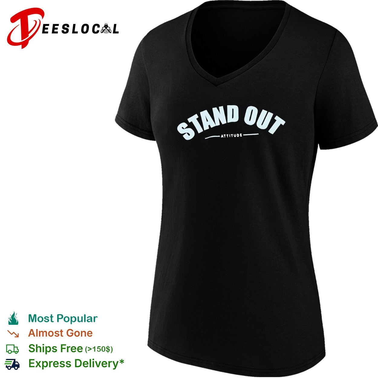 Stand out attitude minimal shirt