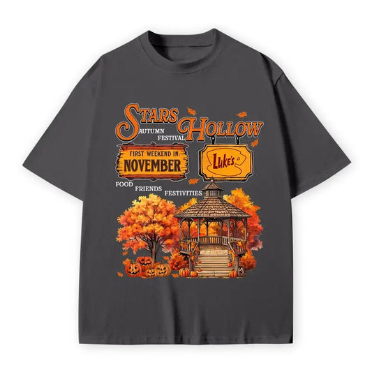 Star Hollow Fall Luke Diners T-Shirt, Halloween Gifts, Gift For Fan, Gift For Her, Gift For Him Fabric Fit Top Womenswear...