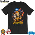 Star Paws May The Purr Be With You Funny Cat Space Movie Parody T Shirt