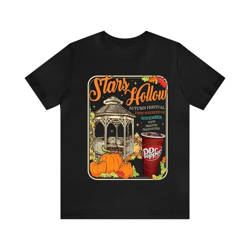 Stars Hollow Connecticut 1779 T-Shirt, Gilmore Girls Shirt, Autumn Dr pepper Shirt For Men And Women Unisex Stylish