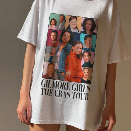 Stars Hollow Gilmore Eras Shirt, Eras Tour tshirt, Stars Hollows Shirt, Tv Show Shirt Cotton Crewneck Shortsleeve Unisex