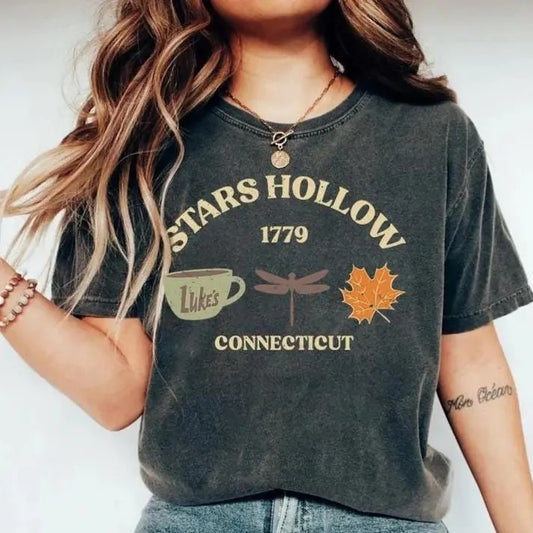 Stars Hollow tshirt, Stars Hollow Where You Lead I Will Follow tshirt, Stars Hollow tshirt Diner Autumn Festival, shirt trend