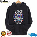 Statue Of Liberty Voice Of Liberty American Flag T Shirt
