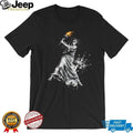 Statue of Liberty Hitting a Home Run Baseball Graphic T Shirt