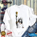 Statue of Liberty Marc Cucurella holding Trophy Spain Soccer World Cup 2026 victory shirt