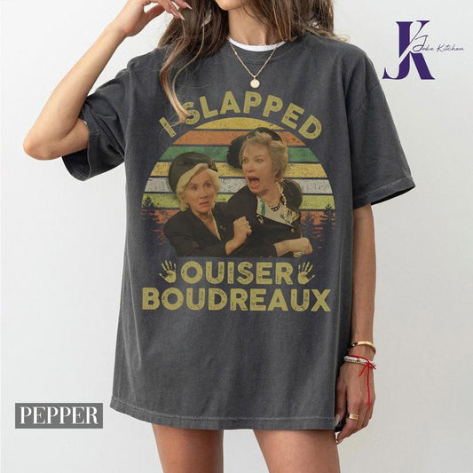 Steel Magnolias I Slapped Ouiser Boudreaux Vintage Retro T-Shirt Unisex, Steel Magnolias Quotes Inspired Tee, 80s movie shirt, Gift for mothers, Mothers day 2025 Shirt, Classical movies . Mom Gift