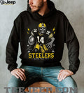 Steelers Football Skull Born For This Retro Vintage Game Day Gift Fans Men Women Shirt