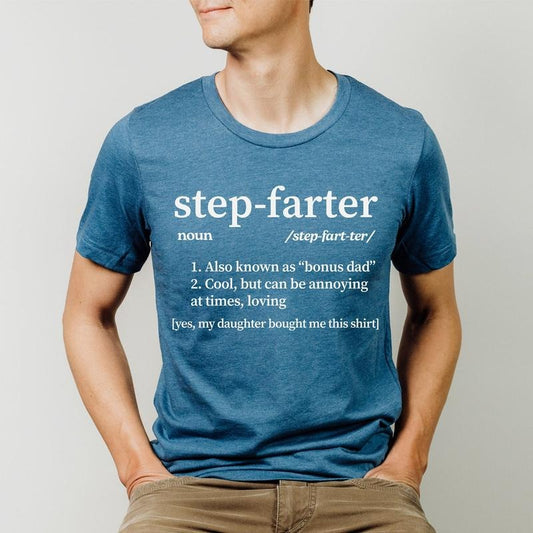 Step Dad Definition T Shirt, Step Father T Shirt, Fathers Day Gifts, Stepped Up Dad Tshirt, Bonus Dad Tee, Unisex Short Sleeve Tee, Crewneck Top