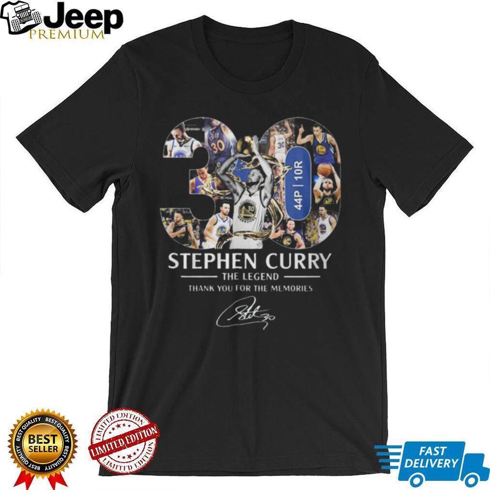 Stephen Curry The Legend 30 GSW Signature Career Memories Basketball T Shirt