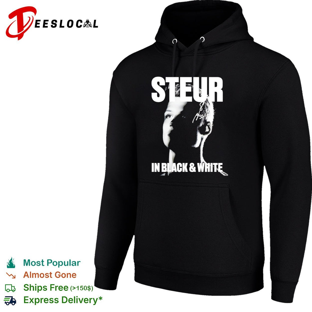 Steur In Black & White Signature Portrait shirt