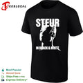 Steur In Black & White Signature Portrait shirt