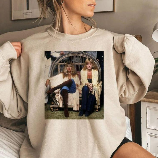 Stevie Nick & Christine McVie vintage ShSweatshirtrt, Christine Mcvie Sweatshirt, Christine Mcvie Fleetwood Mac Sweatshirt