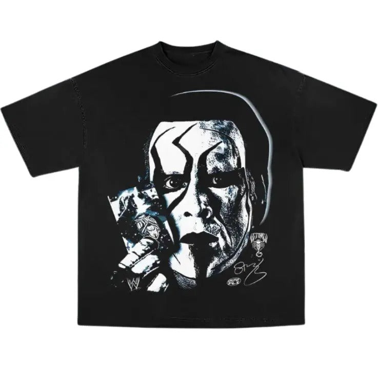 Sting Vintage Graphic Tees, Wrestling Tshirt, Wrestler T-Shirt, WWE Shirts, Unisex Wrestling Gift Shirt Top Menswear Womenswear Streetwear