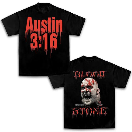 Stone Cold Steve Austin 3:16 T-Shirt, WWE Fans Shirt, Wrestling Tee, Unisex Graphic For WWE Fans Clothing, WWE Tee, Menswear Cotton Crewneck Clothes