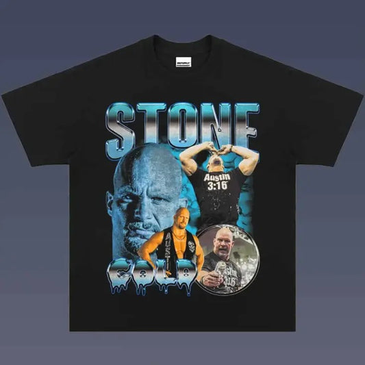 Stone Cold Vintage Tee, Stone Cold T-Shirt, WWE Shirt, Vintage Graphic Tees, Unisex Wrestler Shirt Top Menswear Womenswear Streetwearstyle{n002}5