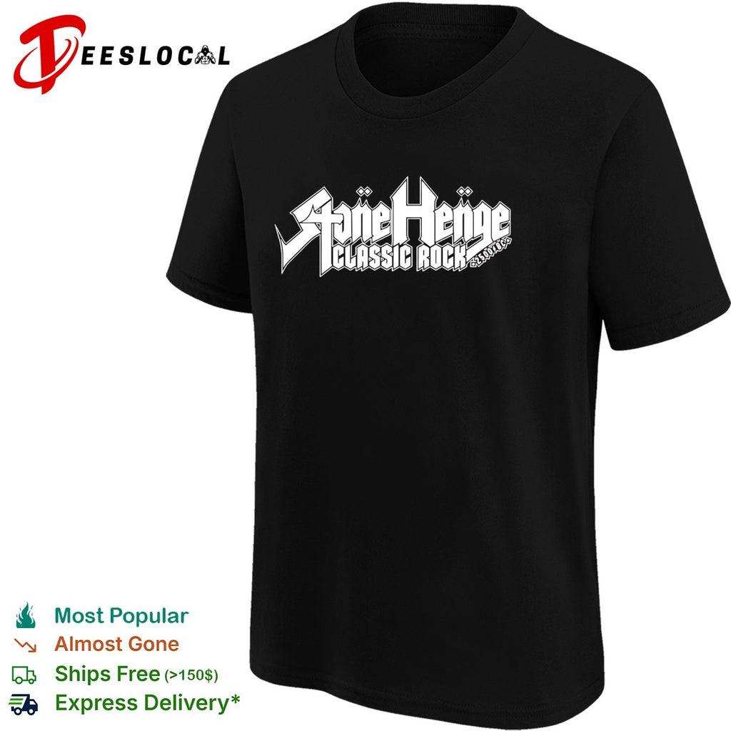 Stonehenge classic rock 2500 BC logo shirt