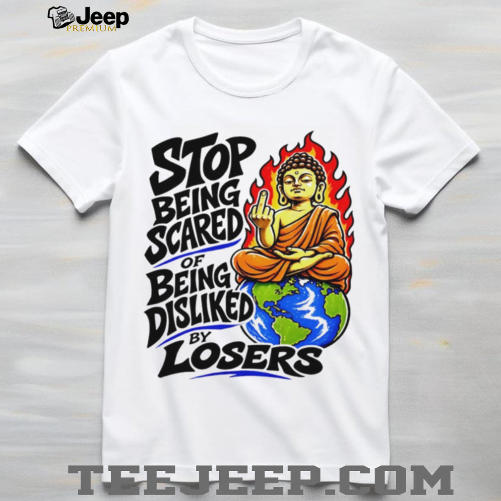 Stop Being Scared Of Being Disliked Buddha Spiritual Motivation Retro Men Women T Shirt