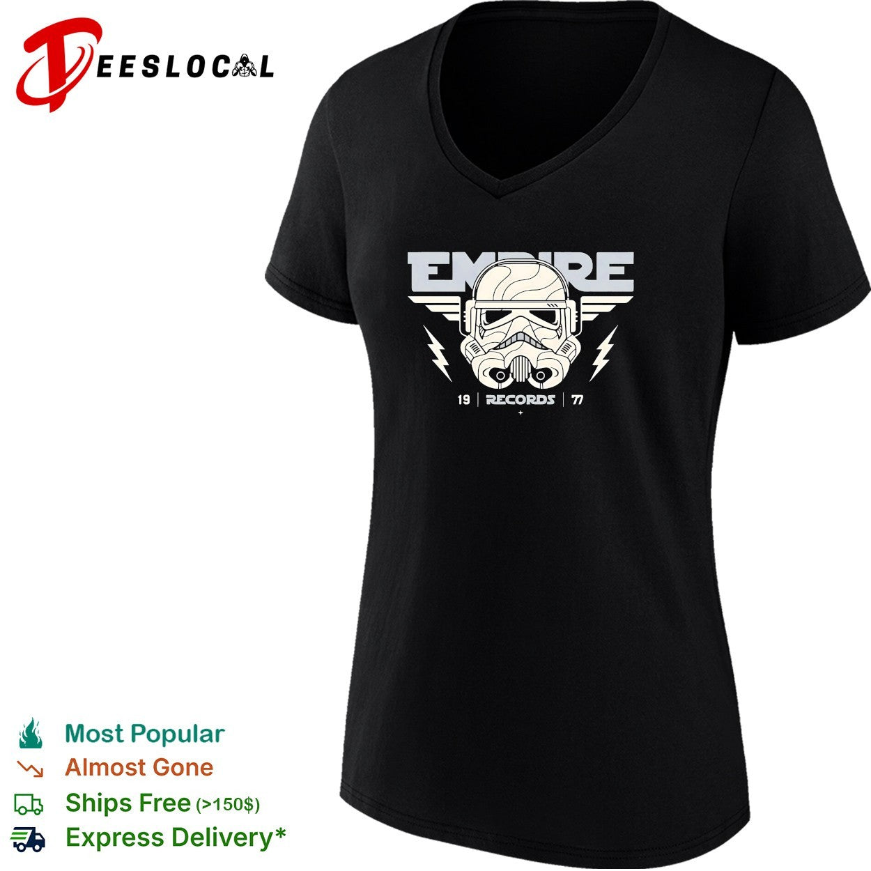 Stormtrooper empire records 1977 shirt