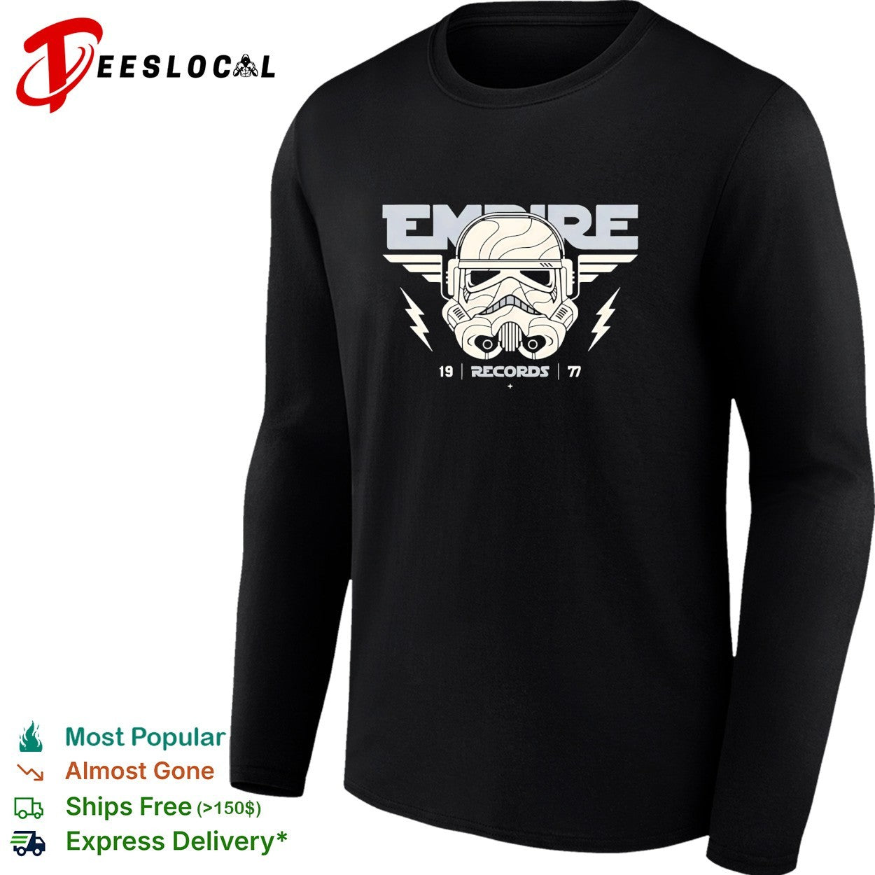 Stormtrooper empire records 1977 shirt