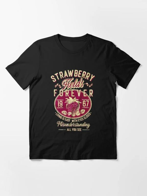Strawberry Fields Rock Band Shirt, Old School Band Tees Hoodie, Sweatshirt | WearSparks.com