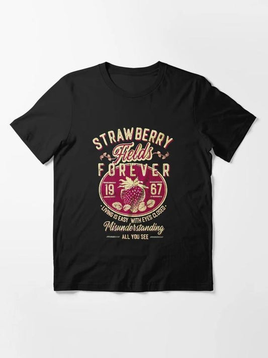 Strawberry Fields Rock Band Shirt, Old School Band Tees Hoodie, Sweatshirt | WearSparks.com