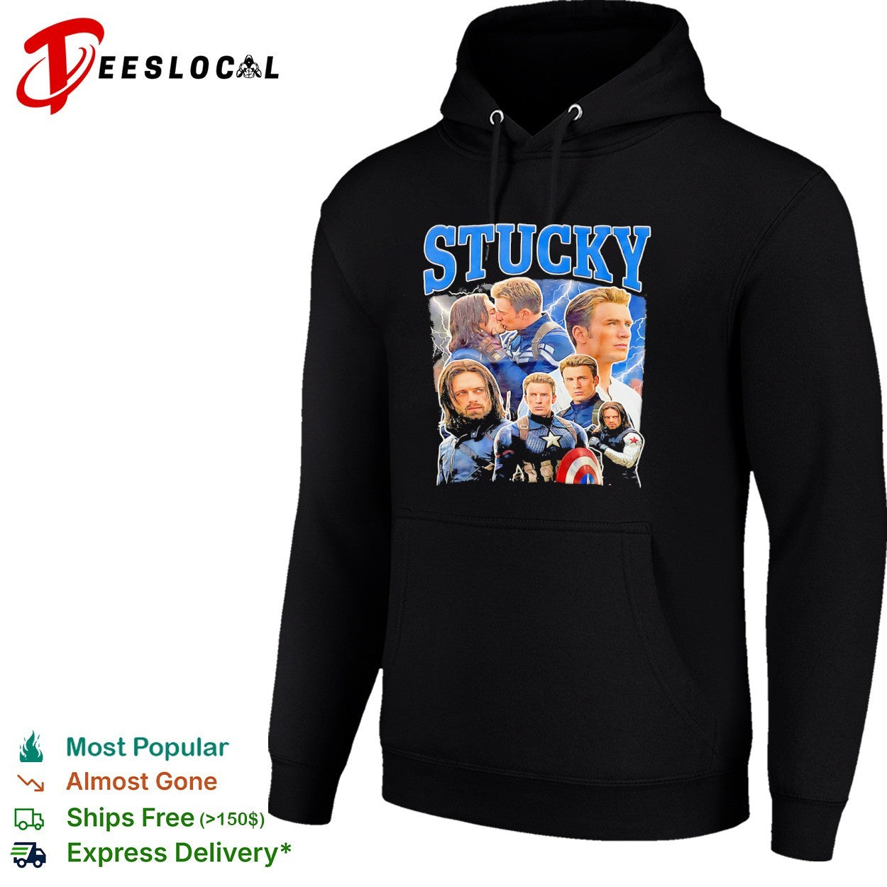 Stucky Captain America shirt