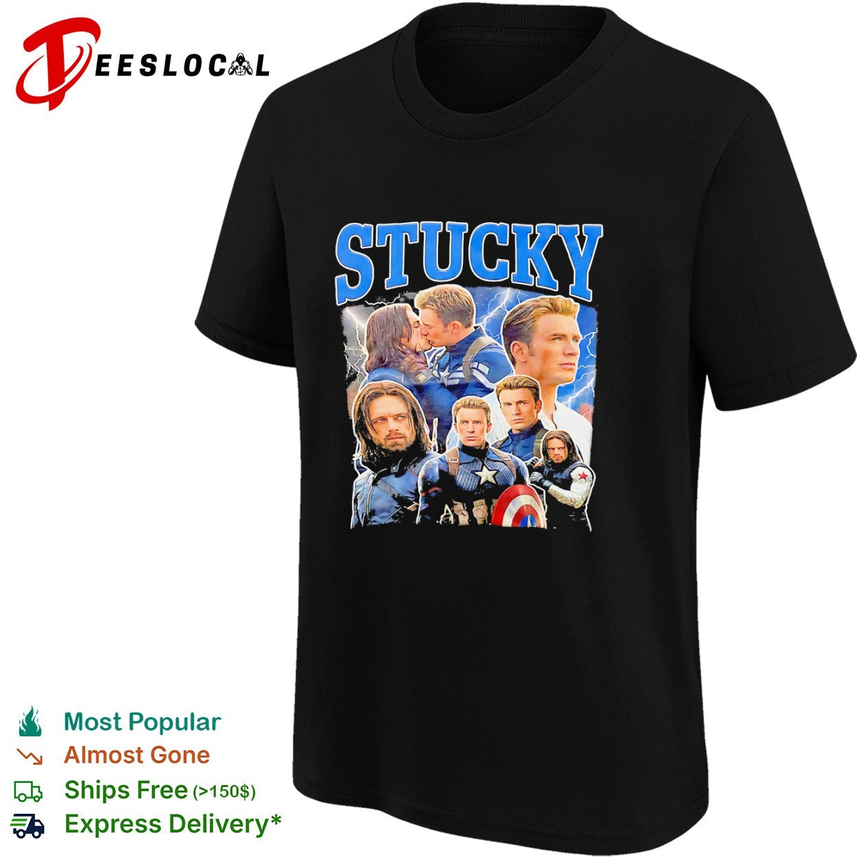 Stucky Captain America shirt