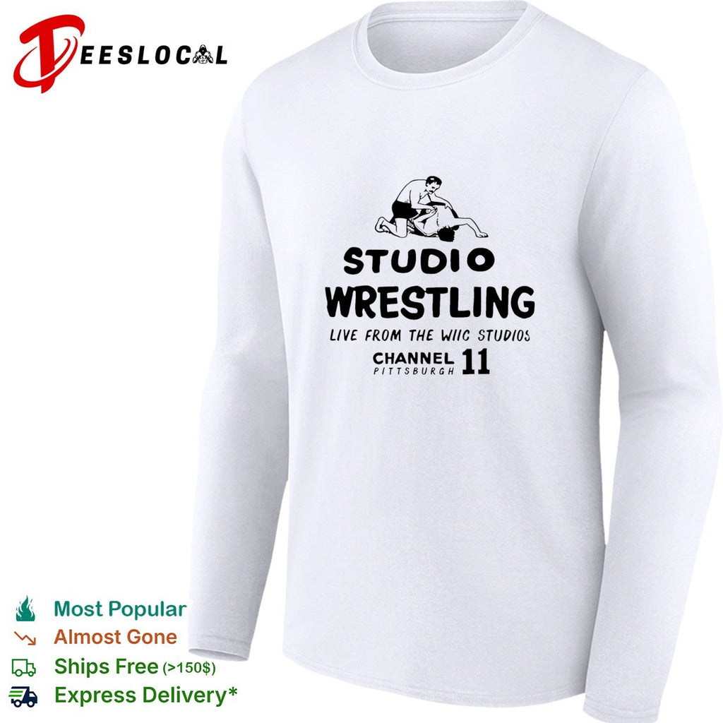 Studio Wrestling Live from the WIIC Studios Channel 11 Pittsburgh shirt
