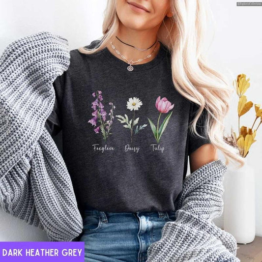Subtle Anti FDT Flower Feminist Shirt, Fnck #Donnarld.Trurmp Tshirt, Floral FDT Gift, Anti MAGA Political 8647 Tee , Global Trending Outfits