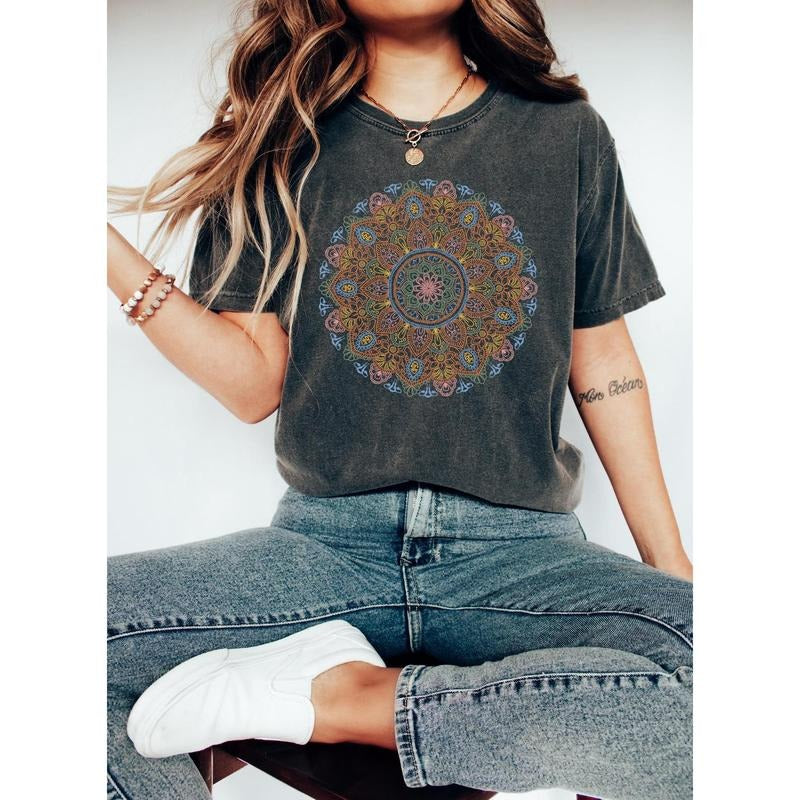 Subtle Anti Fascist FDT Mandala Political Tee, 8647 Fuk Trumppp Fascism Shirt, Gift For Pro Choice Feminist Democrat Activist