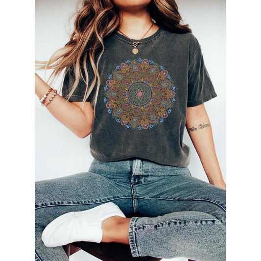 Subtle Anti Fascist FDT Mandala Political Tee, 8647 Fuk Trumppp Fascism Shirt, Gift For Pro Choice Feminist Democrat Activist