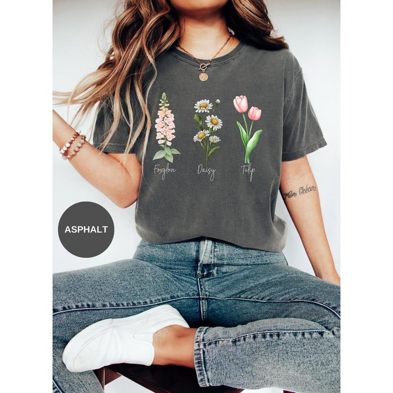 Subtle FDT T Shirt, F*ck Donald Trum Sweatshirt, hoodie Floral FDT Gift, Flower Anti Trump Shirt, Anti MAGA Shirts, Political Tee, Feminist Gift