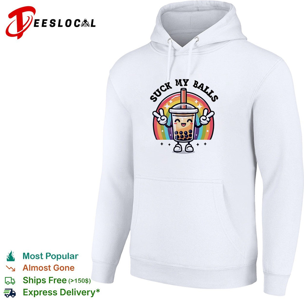 Suck my balls boba tea shirt