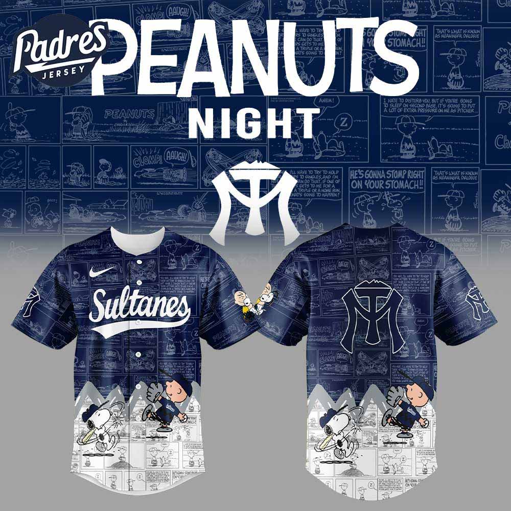 Sultanes De Monterrey X peanuts Baseball Jersey - Padres Jersey Oasis: Elevate Your Baseball Style Game... (Image 3)
