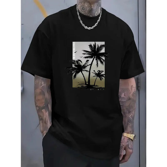 Summer Essential Short Sleeve Tee Shirt - T-Shirts for Men - Casual, Breathable, Comfortable, Soft, Lightweight, Classic Fit for Outdoor Activities Made in USA