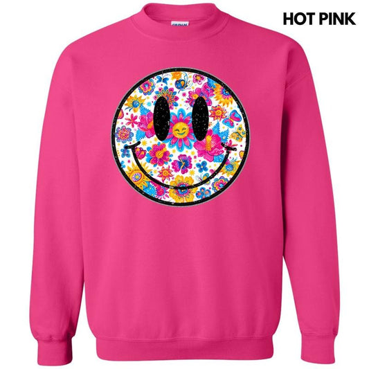Sunny Butterfly Happy Face Sweatshirt 'NLB'