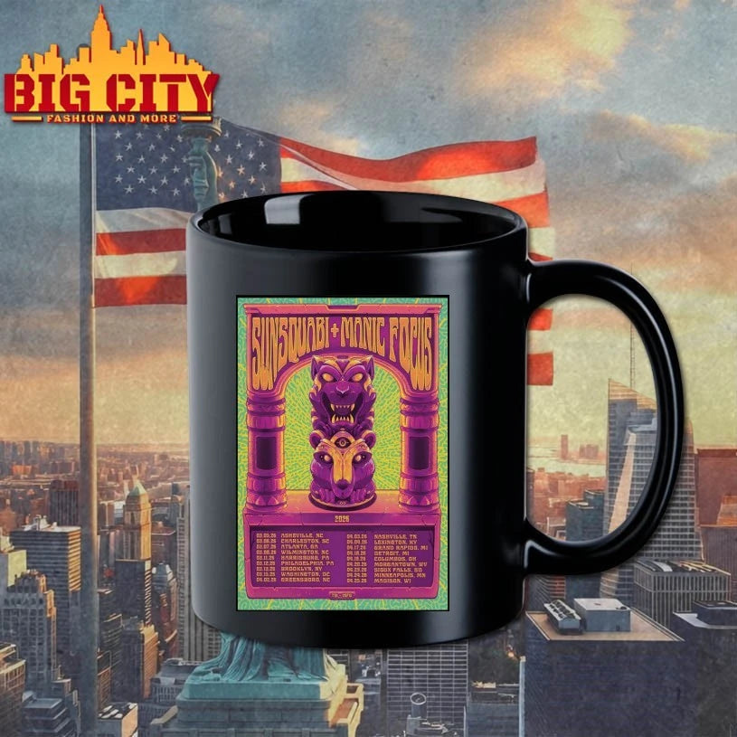 Sunsquabi And Manic Focus Spring Tour 26 Poster shirt