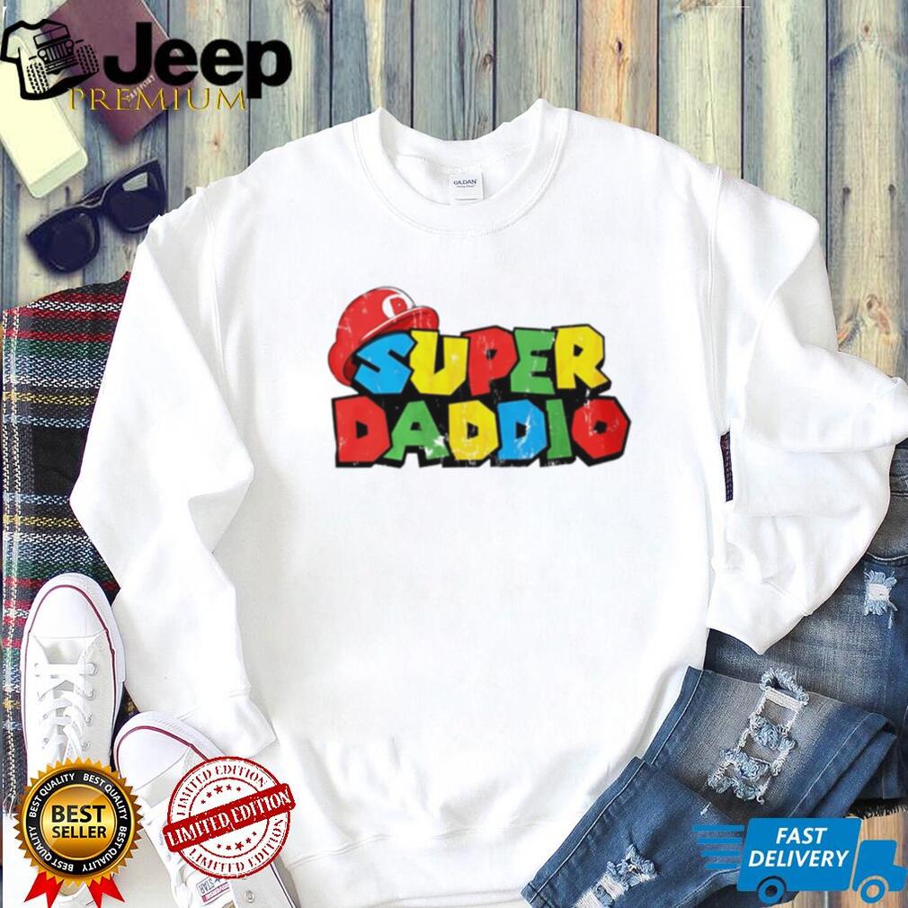 Super Daddio Retro Gaming Father’s Day Gift T Shirt