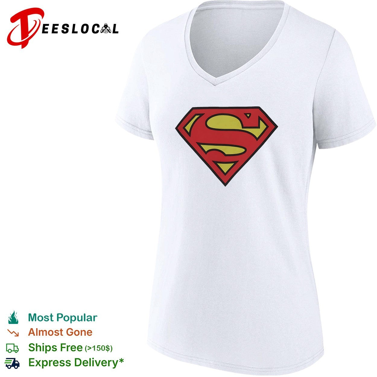 Superman S shield logo classic shirt