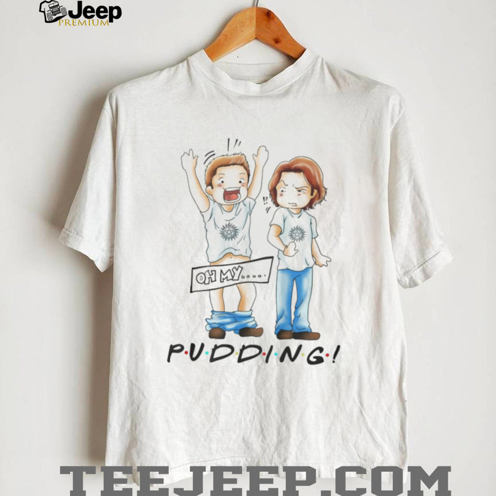 Supernatural Pudding Dean and Sam Winchester Funny Cartoon Shirt